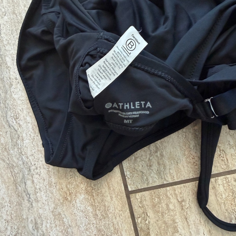 Athleta MT Black Women's Swimsuit - Picture 3 of 3